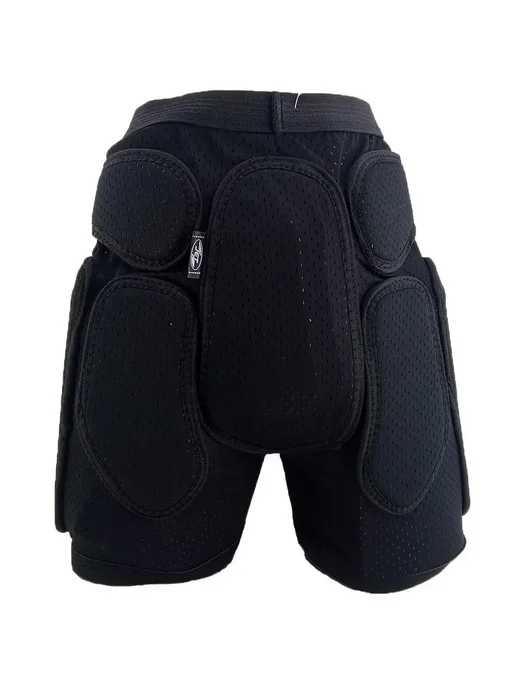 Защитные шорты для лыж и сноуборда Черный 4XS, черный, фото 2