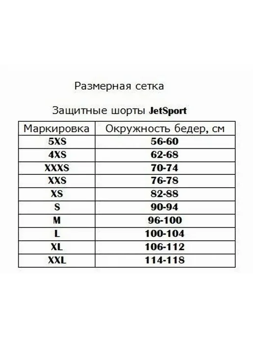 Защитные шорты для горных лыж и сноуборда XXS, вариант, фото 3