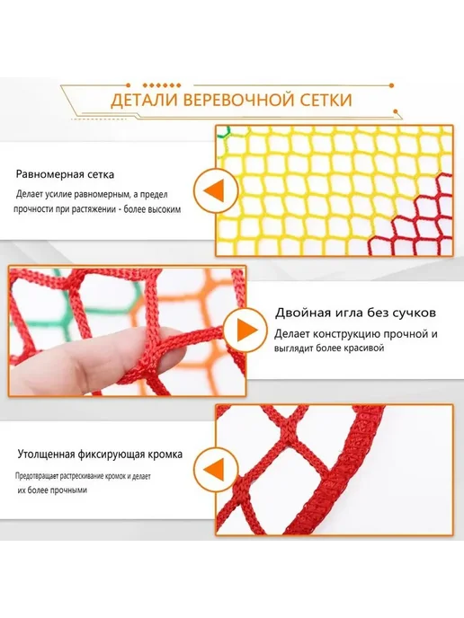 Защитная сетка барьер на лестницу, балкон, веранду 1*3м, 1x3 м, фото 4