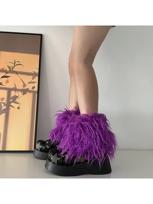 Чехол для лыжных ботинок D Purple, фиолетовый, фото 7