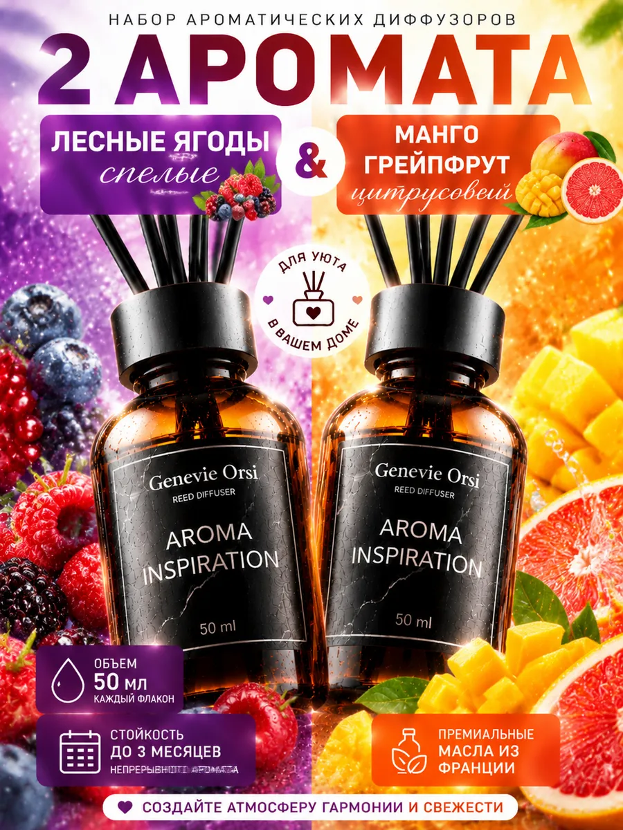 Диффузор для дома с палочками набор