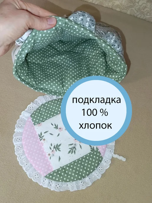 Грелка для чайника. Кот и кошечка, серый, фото 6