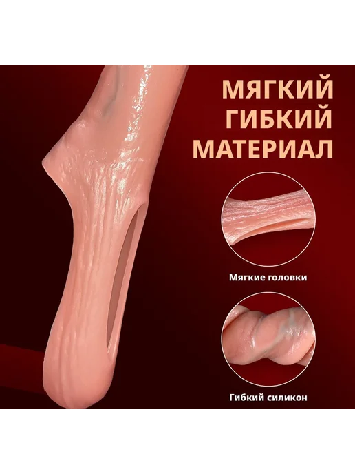Насадки и удлинители эротические 24см, вариант, фото 4