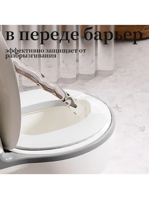Детский горшок-унитаз с мягким ободком Серый, серый, фото 8