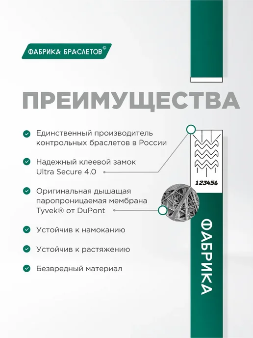 Фабрика браслетов Контрольные браслеты, набор браслетов 500 штук, синий, фото 4