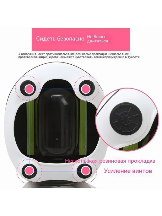Детский горшок Писсуар Розовый, розовый, фото 7