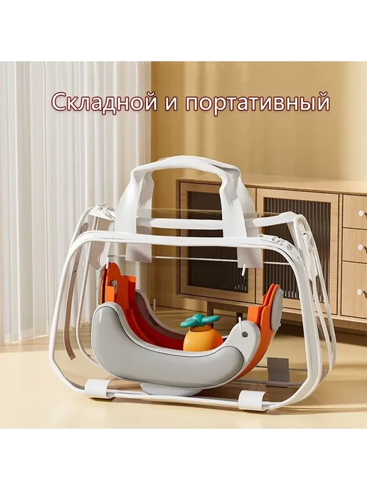 Складной дорожный горшок детский Серый Сгр, серый, фото 5