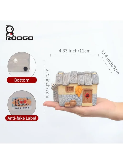 Горшок для цветов 7x9x11 см 0 63 л свет -желт 1 шт, 7x9x11 см, 63 л, фото 4