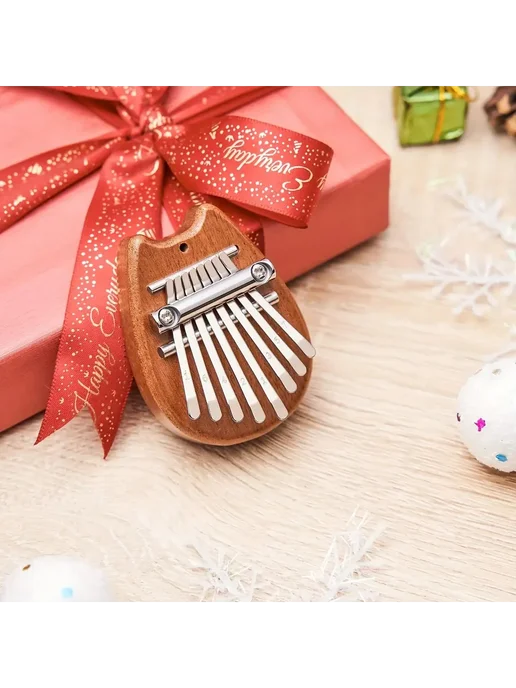 Мини-пианино Kalimba Thumb для начинающих Коричневый, вариант, фото 7