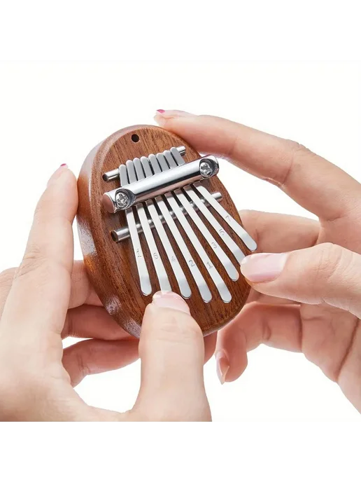 Мини-пианино Kalimba Thumb для начинающих Коричневый, коричневый