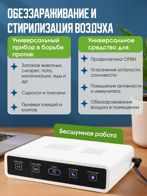 Xiaomi Озонатор воздуха от запахов, плесени, ионизатор воз, вариант, фото 2