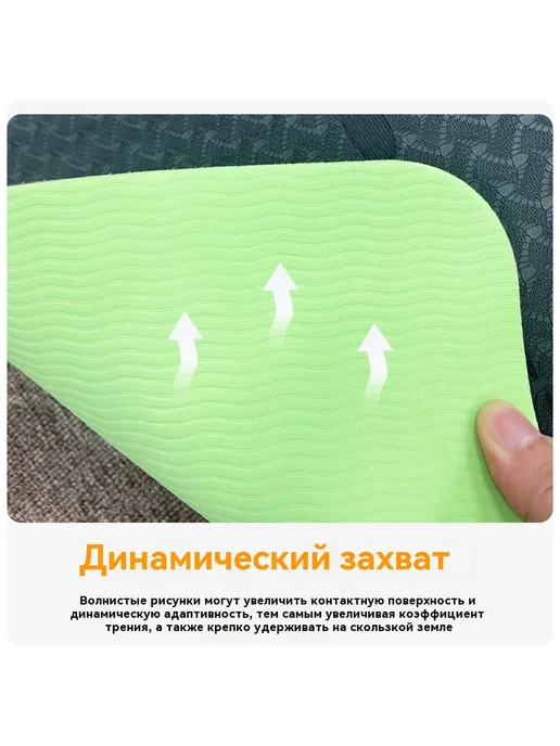 Коврик для йоги Синий 183*76*0.6cm, 183x76, розовый, фото 4