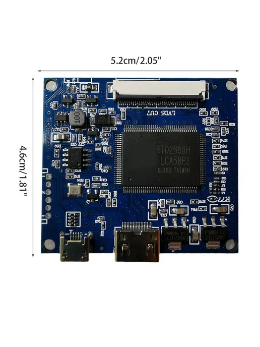 Плата драйвера LVDS 40Pin EDP для экрана 1024x600 768, 1024x600, фото 4