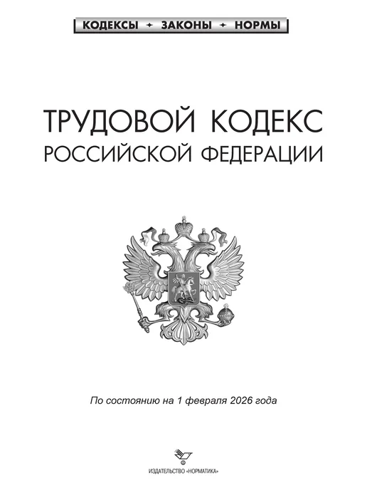 Норматика ТК РФ Трудовой Кодекс 2026, вариант, фото 2