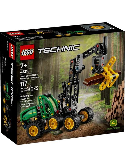 LEGO Конструктор Technic 42218 Колесный комбайн John Deere 1470H, черный, фото 2