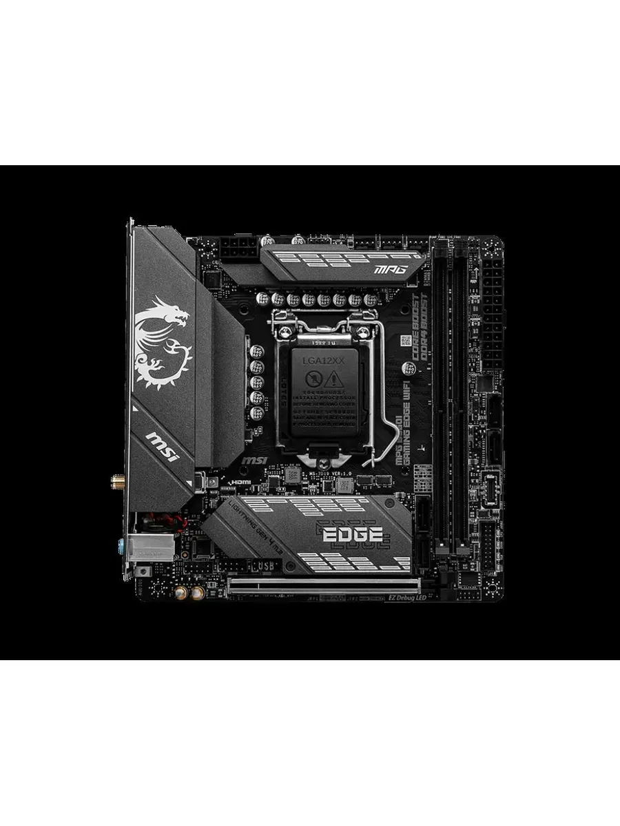 MSI Материнская плата MPG B560I GAMING EDGE WIFI LGA 1200-