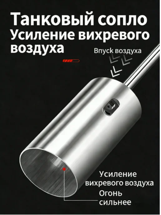 Сварочная горелка с резиновым шлангом, красный, фото 6
