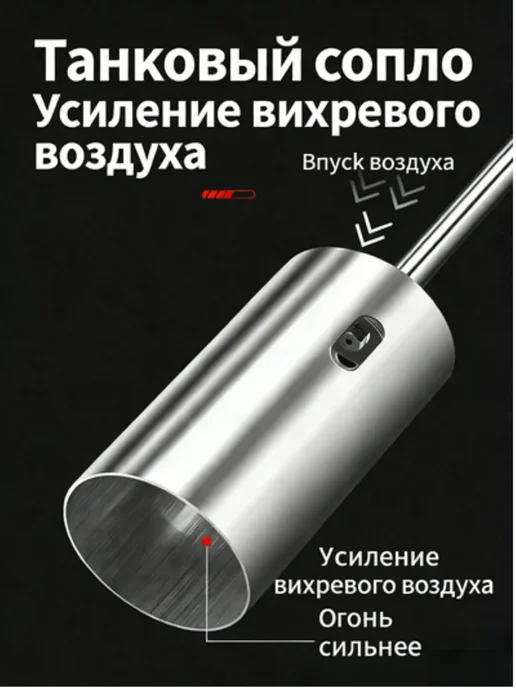 Пистолет газовый Тип35 с двойным переключателем, красный, фото 5