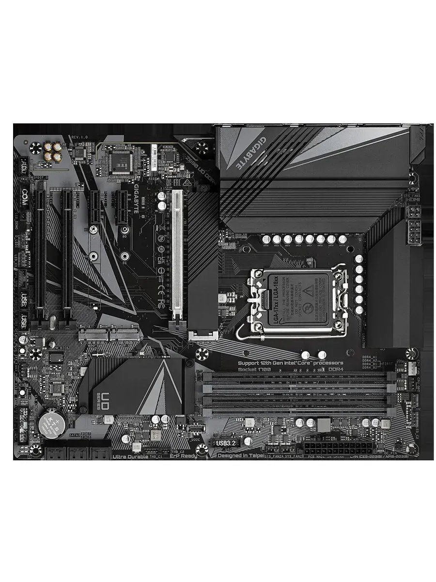 Материнская плата Z690 UD DDR4 LGA1700 DDR4 ATX- Gigabyte 799677733 купить за 16 744 ₽ в интернет‑магазине Wildberries