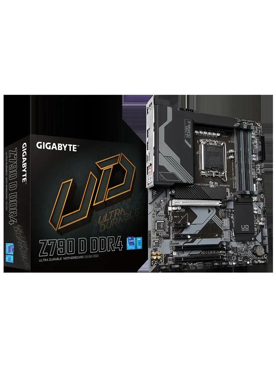 Gigabyte Материнская плата Z790 D DDR4 LGA 1700 DDR4 ATX-