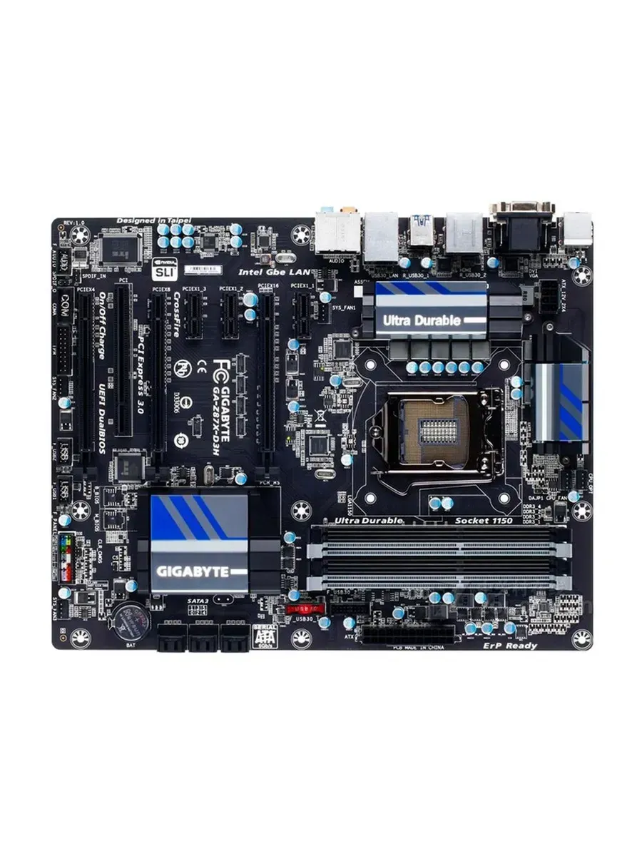 Материнская плата GIGABYTE GA-Z87X-D3H LGA 1150 DDR3 ATX-