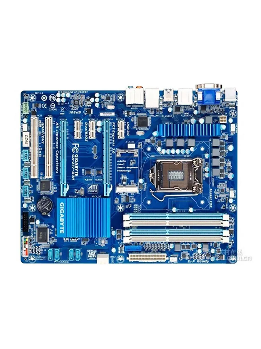 Gigabyte Материнская плата GA-Z77-D3H LGA 1155 DDR3-