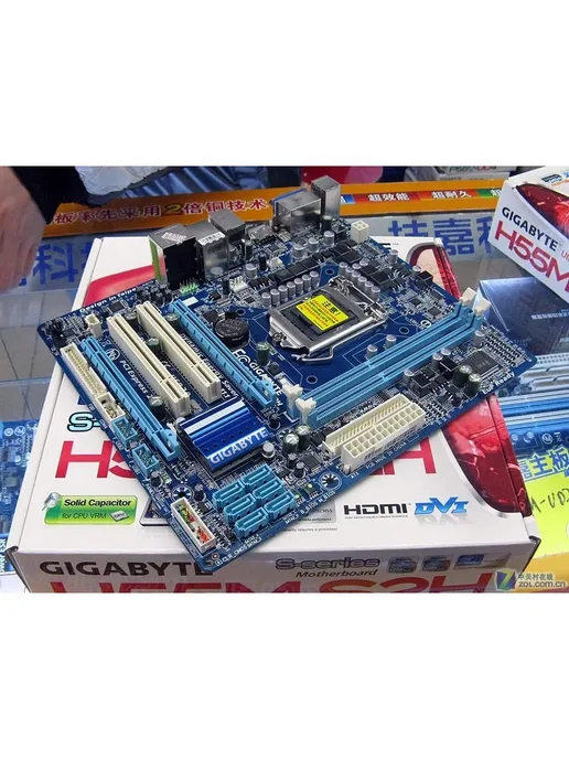 Gigabyte Материнская плата GA-H55M-S2H LGA 1156 DDR3 Micro ATX-, вариант, фото 2