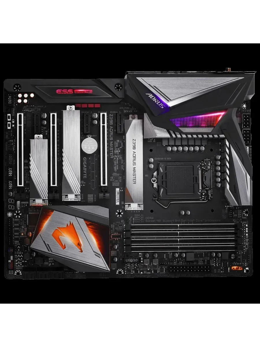 Gigabyte Материнская плата Z390 AORUS MASTER LGA1151 DDR4-