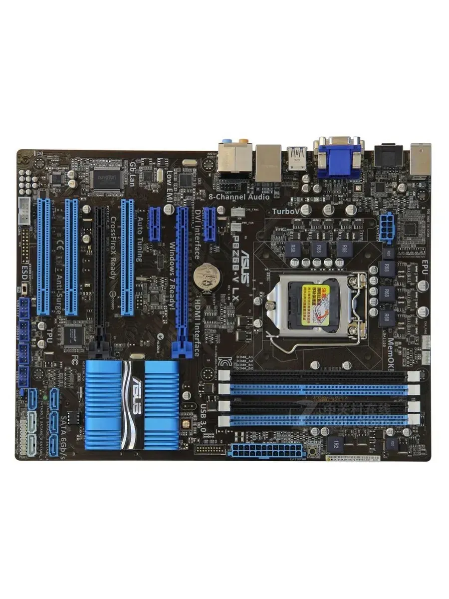 Asus Материнская плата P8Z68-V LX LGA 1155 DDR3 ATX-