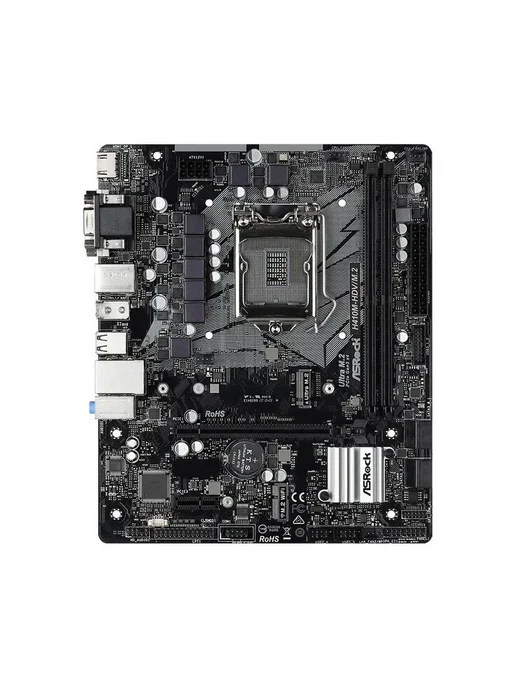 ASRock Материнская плата H410M-HDV M.2 LGA 1200 DDR4 Micro ATX-, вариант