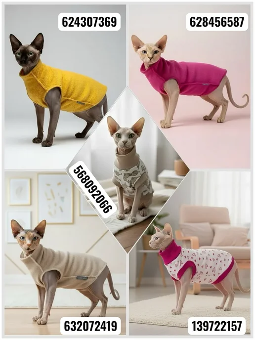 OSSO-fashion Одежда для кошек футболка, розовый, фото 8